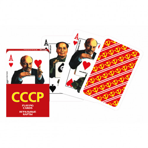 Carti de joc de colectie cu tema "CCCP" (Uniunea Sovietica)